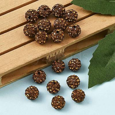 Pave Disco Ball Beads RB-H258-10MM-220-1