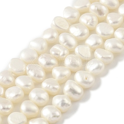 Natural Cultured Freshwater Pearl Beads Strands PEAR-A006-04H-1