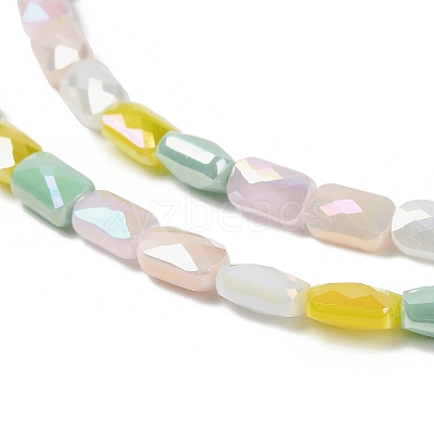 Electroplate Glass Beads Strands EGLA-P065-02A-02-1