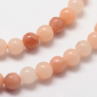 Natural Pink Aventurine Beads Strands G-N0185-04-2mm-1