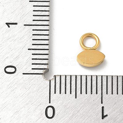 Ion Plating(IP) 304 Stainless Steel with Rhinestone Charms STAS-G351-12G-03-1