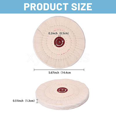 Jewelry Polishing Cloth Wheel AJEW-WH0816-464A-1