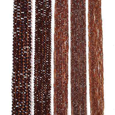 Electroplate Glass Beads Strands EGLA-A044-T8mm-A02-1