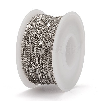 Tarnish Resistant 304 Stainless Steel Figaro Chains CHS-N002-03P-1