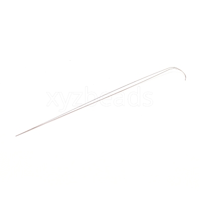 201 Stainless Steel Bented Beading Needles TOOL-WH0125-33B-1-1