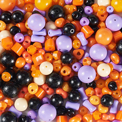 227Pcs Glass Seed Beads SEED-TA0001-58D-1