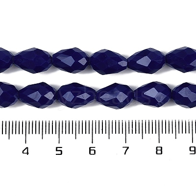 Opaque Solid Color Beads Strands EGLA-N013-P8mm-D03-1