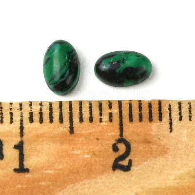 Synthetic Malachite Cabochons G-A094-01A-41-1