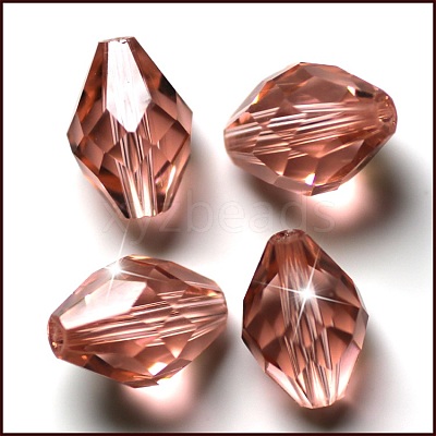 Imitation Austrian Crystal Beads SWAR-F054-9x6mm-30-1