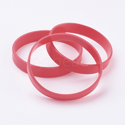 Silicone Wristbands Bracelets BJEW-J176-A-16-1