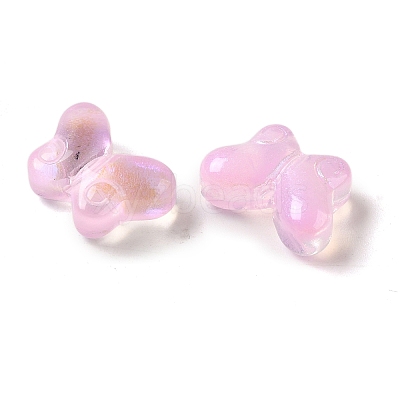 UV Plating Transparent Glass Beads X-GLAA-G115-03B-1