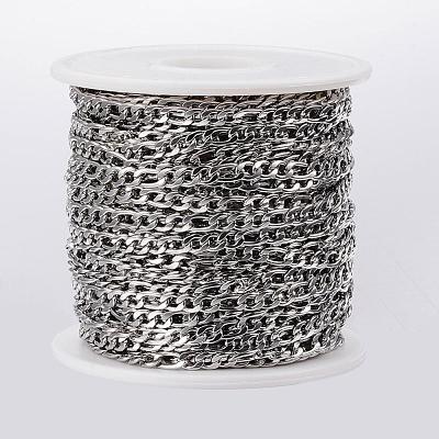 Tarnish Resistant 304 Stainless Steel Figaro Chains CHS-H009-13P-1