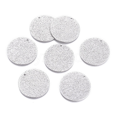 Tarnish Resistant 304 Stainless Steel Pendants STAS-G211-25mm-03P-1