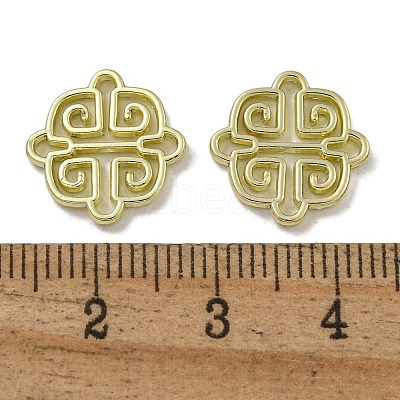 Rack Plating Alloy Chinese Knot Multi-Strand Links PALLOY-F312-38G-01-1