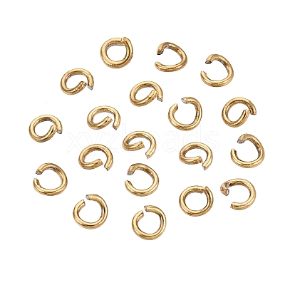 304 Stainless Steel Open Jump Rings STAS-Q113-3x0.6mm-02G-1