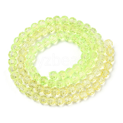Transparent Glass Beads Strands X-GLAA-E036-07Z-03-1