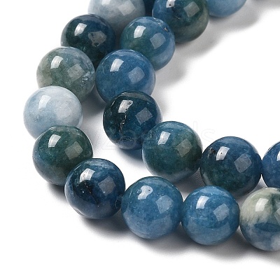 Natural Dyed White Jade Beads Strands G-M402-C03-02-1