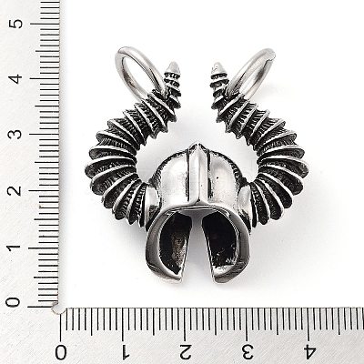 304 Stainless Steel Pendants STAS-R225-32AS-1