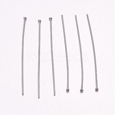 Tarnish Resistant 304 Stainless Steel Flat Head Pins STAS-H358-03B-1