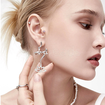 20Pcs 10 Styles 304 Stainless Steel Laser Cut Charms STAS-UN0048-70-1