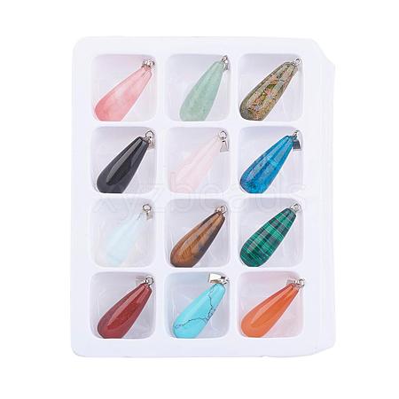 Gemstone Pendants G-S045-4-B-1