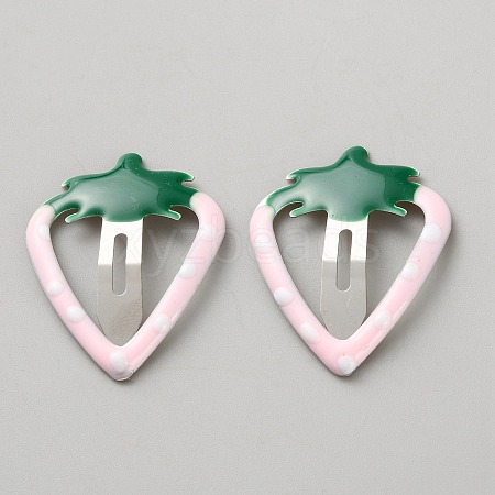 Iron & Enamel Snap Hair Clips PHAR-WH20002-04A-01-1
