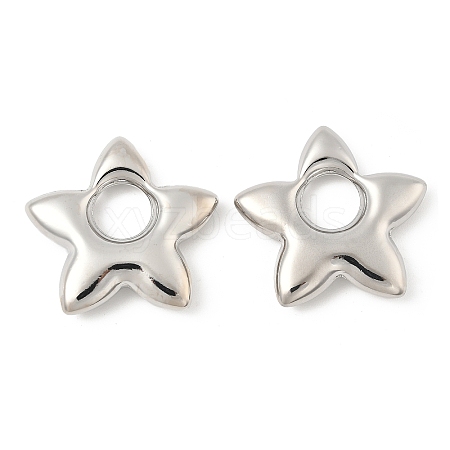 Star Brass Pendants KK-M327-09P-1
