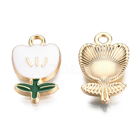 Eco-Friendly Zinc Alloy  Pendants ENAM-R051-06-04G-NR-1