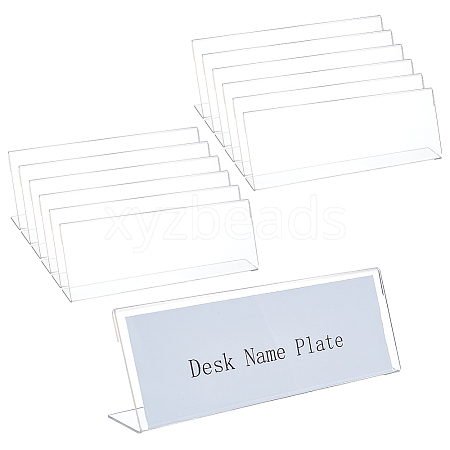 Acrylic Table Sign Holders AJEW-WH0033-14A-1