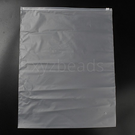 Transparent PE Jewelry Zip Top Storage Bags ABAG-H114-01G-1