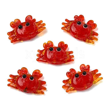 5Pcs Handmade Lampwork Beads LAMP-YW0001-83-1