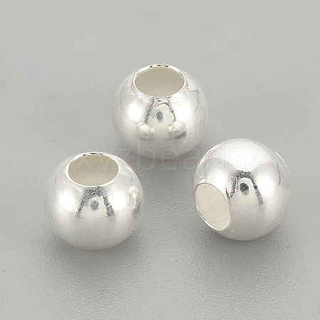 925 Sterling Silver Beads STER-S002-12-4mm-1