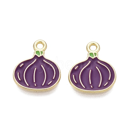 Alloy Enamel Pendants ENAM-Q003-03G-1