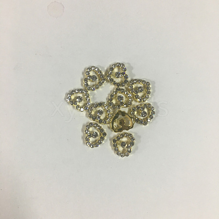 Alloy Rhinestone Cabochons MRMJ-T078-87G-02-RS-1