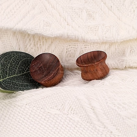 Wooden Ear Plugs Gauges WGA2F1F-08-1