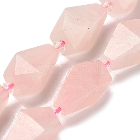 Natural Rose Quartz Beads Strands G-NH0005-B09-01-1