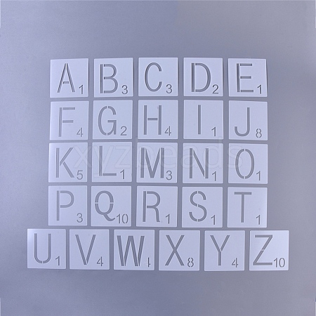 Plastic Drawing Stencil DIY-WH0156-78B-1