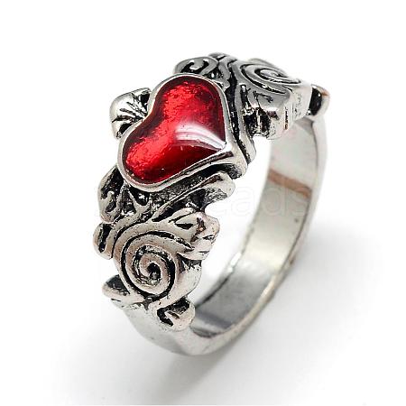 Alloy Enamel Finger Rings RJEW-S038-096-18mm-1