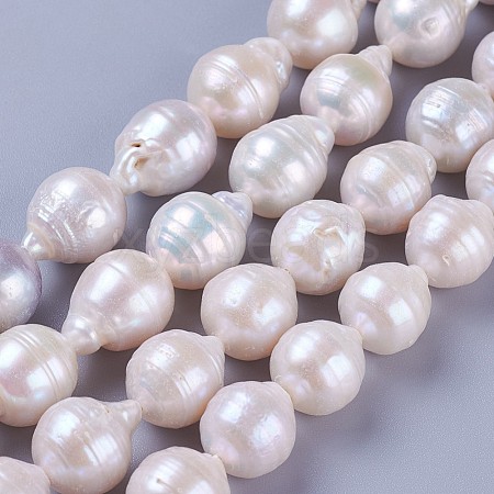 Natural Cultured Freshwater Pearl Beads Strands PEAR-F010-13-1