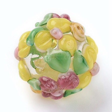 Handmade Lampwork Beads X-LAMP-P051-H05-1