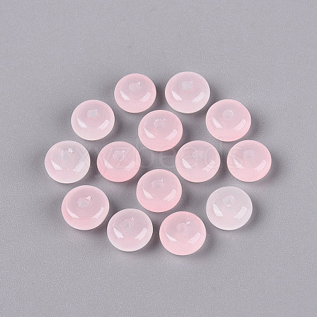Baking Paint Imitation Jade Glass Beads GL-N006-01B-07-1