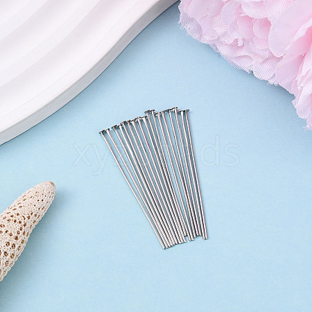 Brass Flat Head Pins KK-YW0004-02D-P-1
