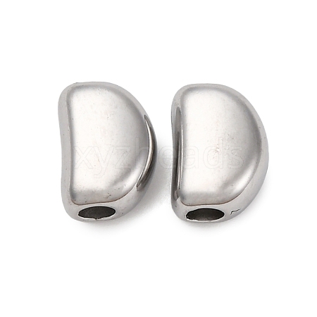 304 Stainless Steel Beads STAS-C128-02A-P-1