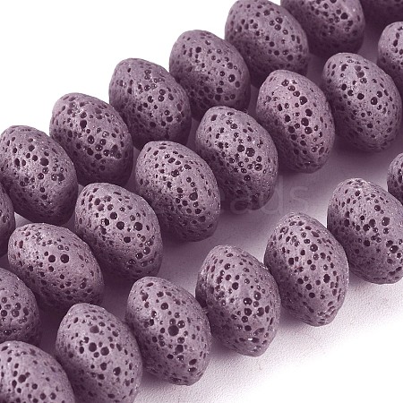 Natural Lava Rock Beads Strands G-I220-17A-12-1