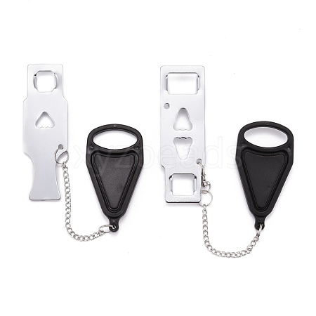 ARRICRAFT 2Pcs Plastic with Metal Portable Door Lock Home Security FIND-AR0001-18B-1