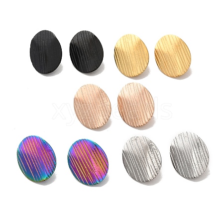 304 Stainless Steel Stud Earrings Findings STAS-B041-07-1