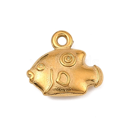 Ocean Theme 304 Stainless Steel Charms STAS-I356-03G-01-1