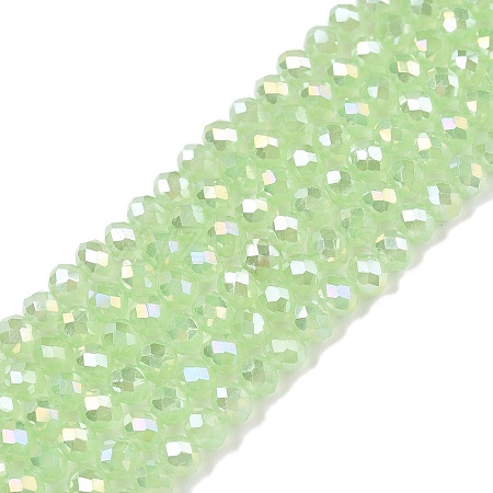 Electroplate Glass Beads Strands EGLA-A044-J3mm-B08-1