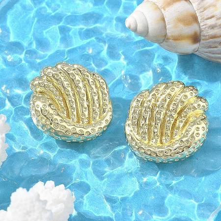 Brass Stud Earrings for Women EJEW-U035-01G-1