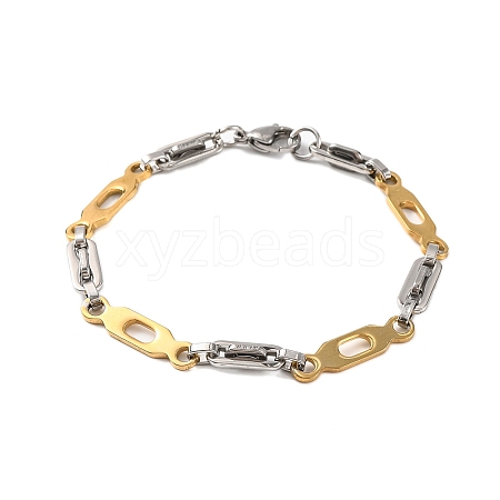 304 Stainless Steel Link Chain Bracelets BJEW-B078-114GP-1